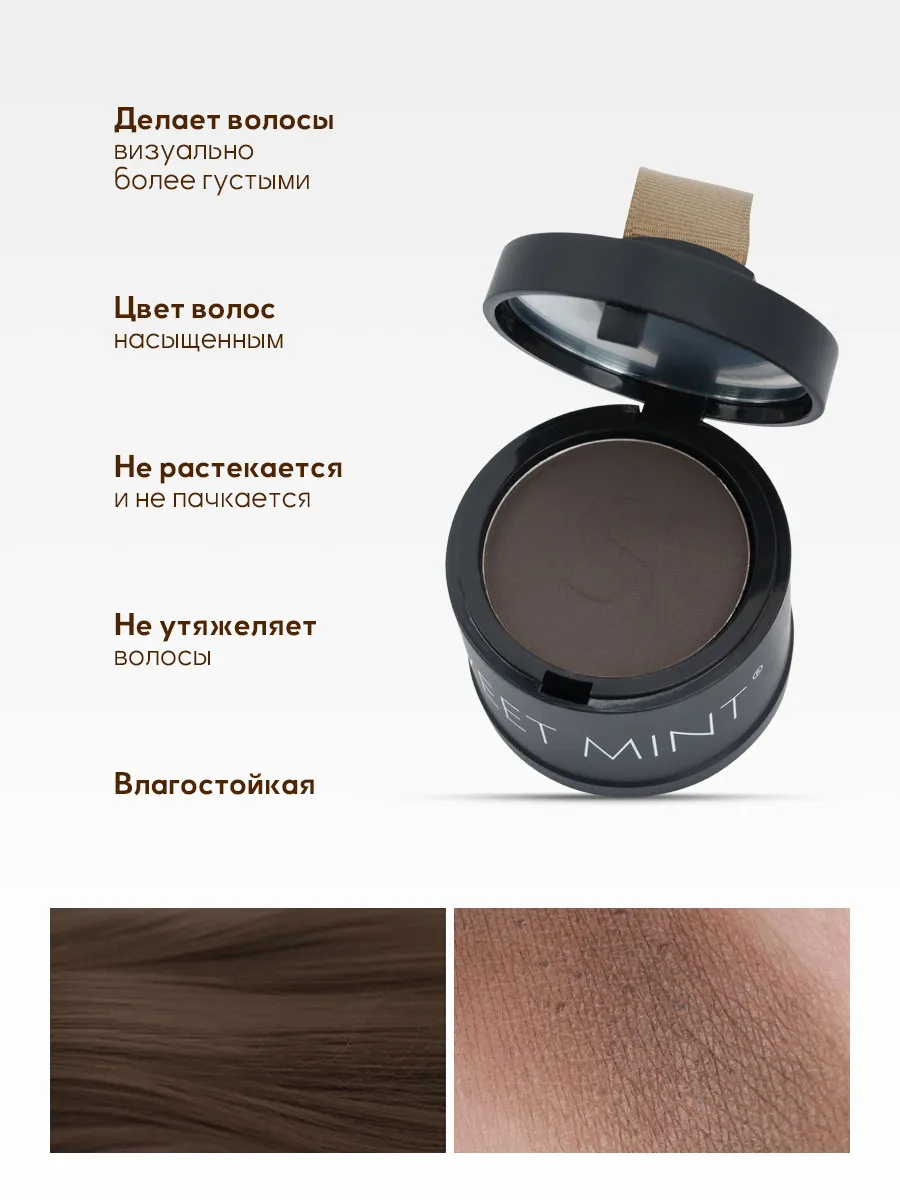 До и после использования пудры